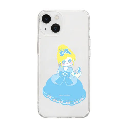 シンデレラとガラスの靴 Soft Clear Smartphone Case