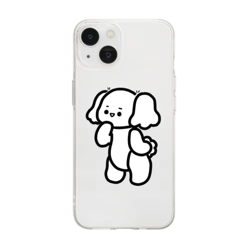 トイプードルのころんたん Soft Clear Smartphone Case