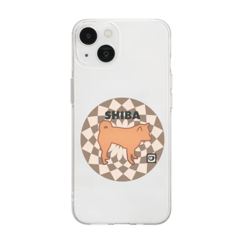 忍犬やまと印のSHIBAさん Soft Clear Smartphone Case