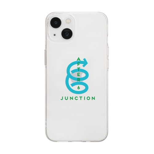 【6周年記念ロゴ】ソフトクリアスマホケース（グリーン） Soft Clear Smartphone Case