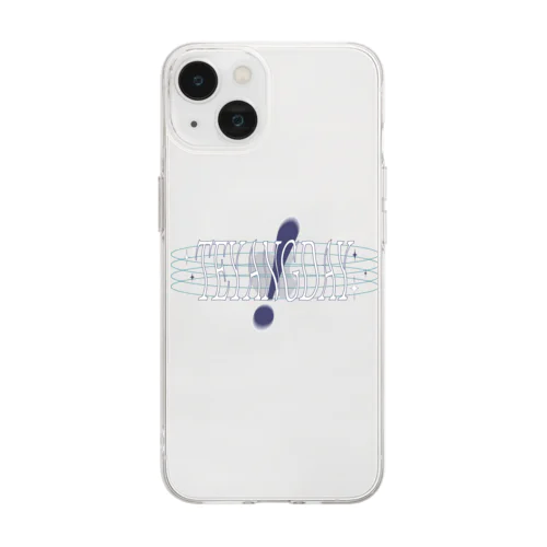 てやんでい Soft Clear Smartphone Case