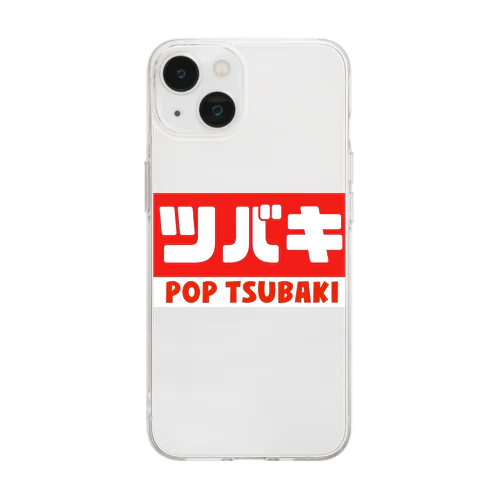 POP TSUBAKI Soft Clear Smartphone Case