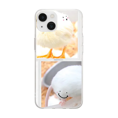 かおときもち Soft Clear Smartphone Case