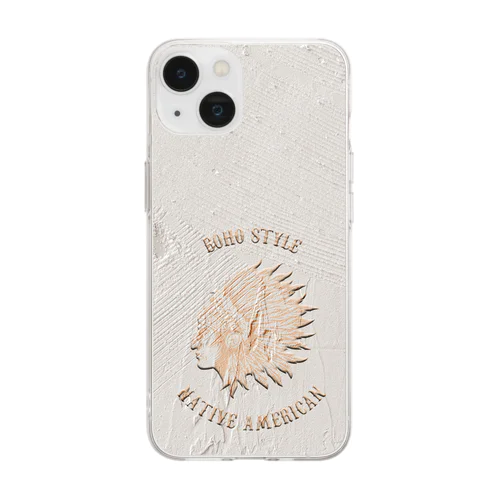 BOHO STYLE-NATIVE AMERICAN- Soft Clear Smartphone Case