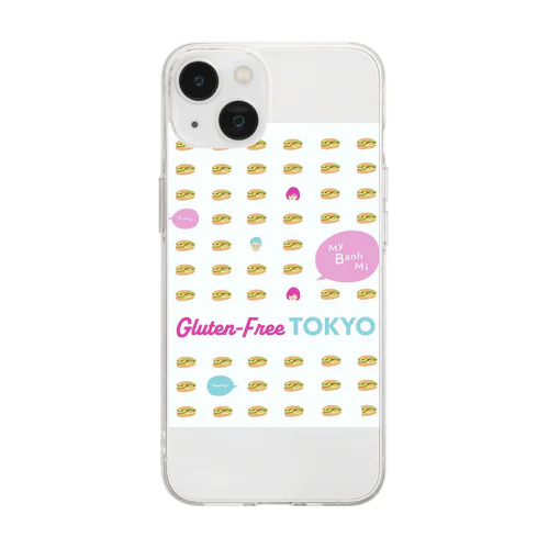 グルテンフリー、ヘルシー、バインミー！ Soft Clear Smartphone Case