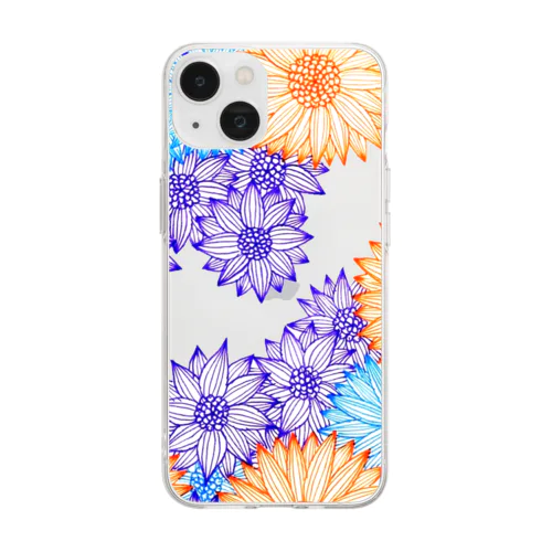 はなハナ花1 Soft Clear Smartphone Case