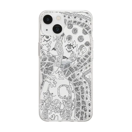 細胞 Soft Clear Smartphone Case