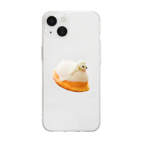 レモンケーキ犬 Soft Clear Smartphone Case