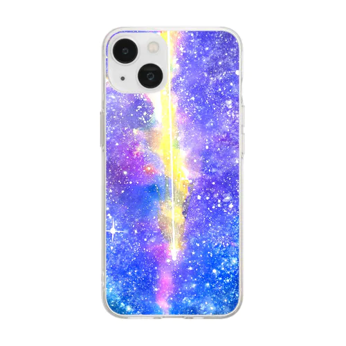 ほうき星グッズ Soft Clear Smartphone Case