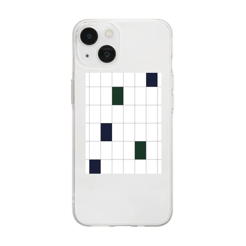 darkGreen , darkBlue , Art . Soft Clear Smartphone Case