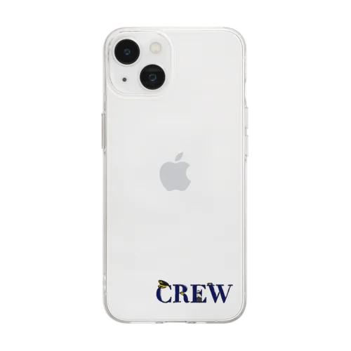 CREW-cock pit- Soft Clear Smartphone Case