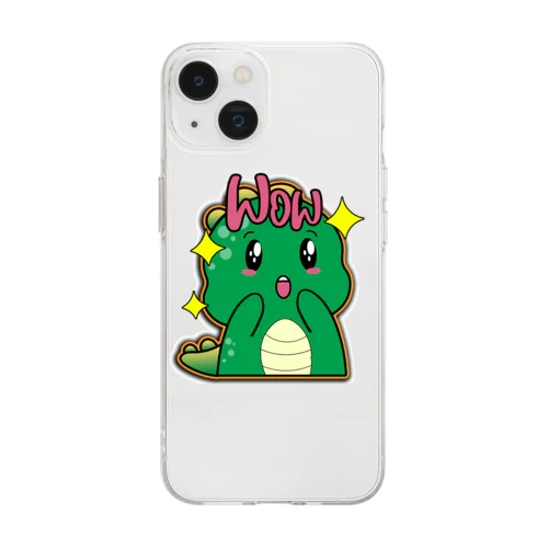 赤ちゃん恐竜 Soft Clear Smartphone Case