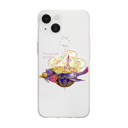 神様の乗り物 Soft Clear Smartphone Case