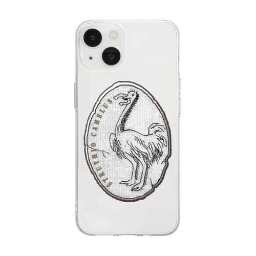 Struthio camelus Soft Clear Smartphone Case