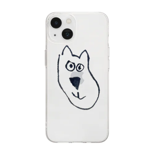 わんたろう Soft Clear Smartphone Case