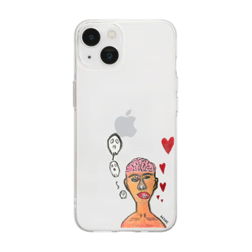 KAZUKIのイラスト Soft Clear Smartphone Case