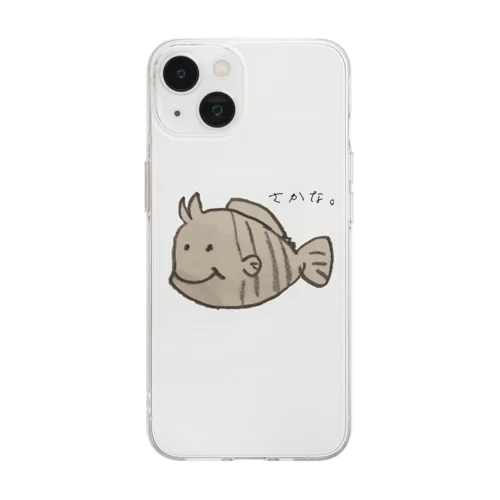 さかな。 Soft Clear Smartphone Case