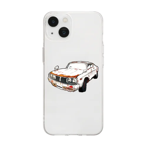 OLD CAR ⑥ Soft Clear Smartphone Case