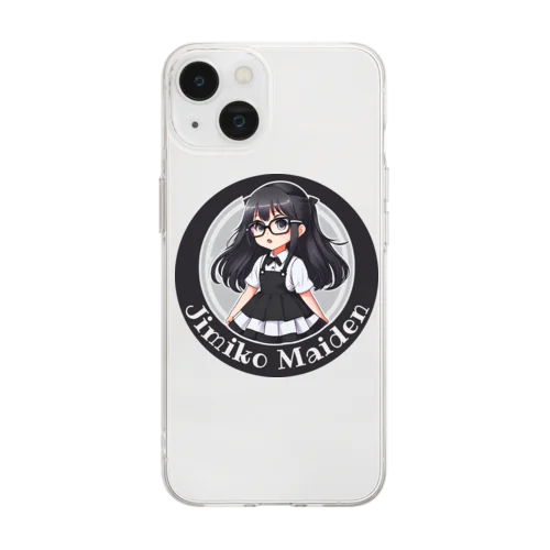 【Jimiko Maiden】おどろきメイド Soft Clear Smartphone Case