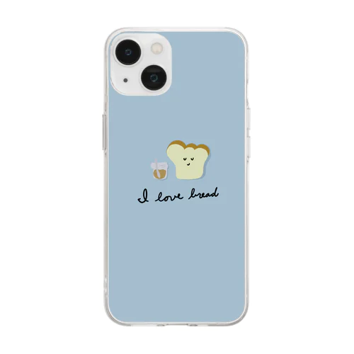 ブレッドくん Soft Clear Smartphone Case