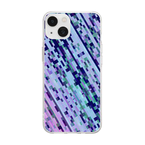 梅雨の雨風 Soft Clear Smartphone Case