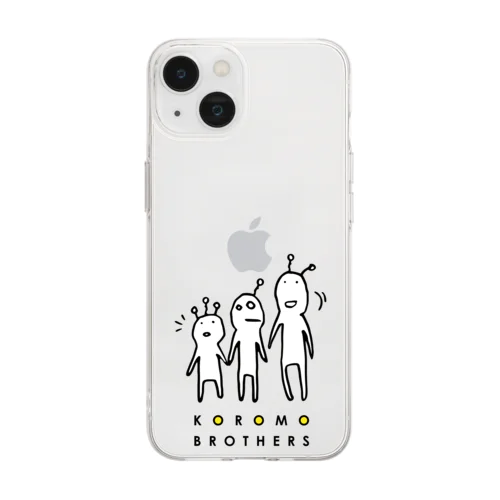 KOROMO BROTHERS（フツー2） Soft Clear Smartphone Case