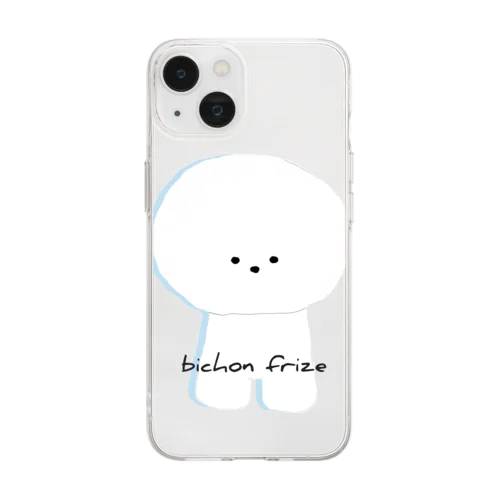 もふもふくん Soft Clear Smartphone Case