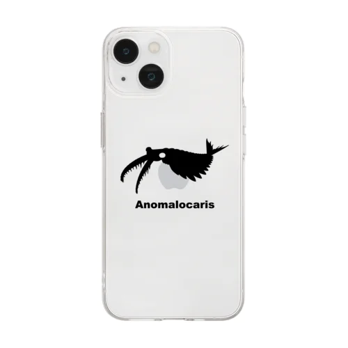 古生物　アノマロカリス Soft Clear Smartphone Case