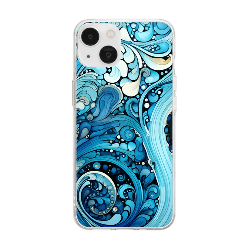 - flourish 1 -  Soft Clear Smartphone Case