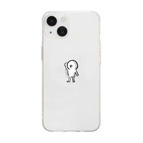 重心くん Soft Clear Smartphone Case