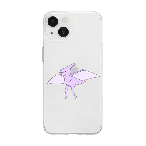 美脚恐竜 Soft Clear Smartphone Case