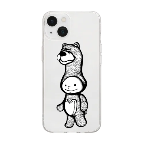 着ぐるみくん Soft Clear Smartphone Case