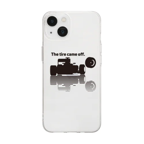 the tire came off Soft Clear Smartphone Case