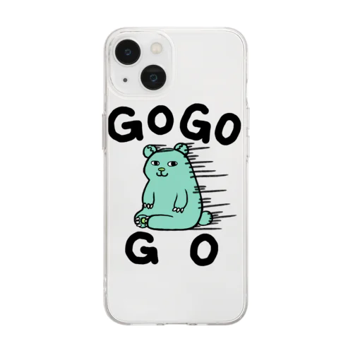 ＧＯ！アイスブルクマＧＯ！ Soft Clear Smartphone Case