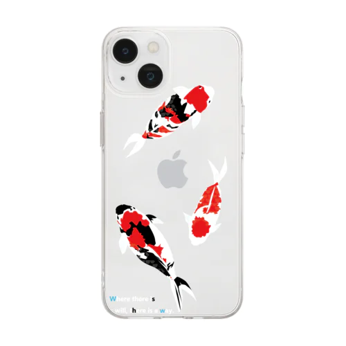 【NISHIKIGOI】 Soft Clear Smartphone Case