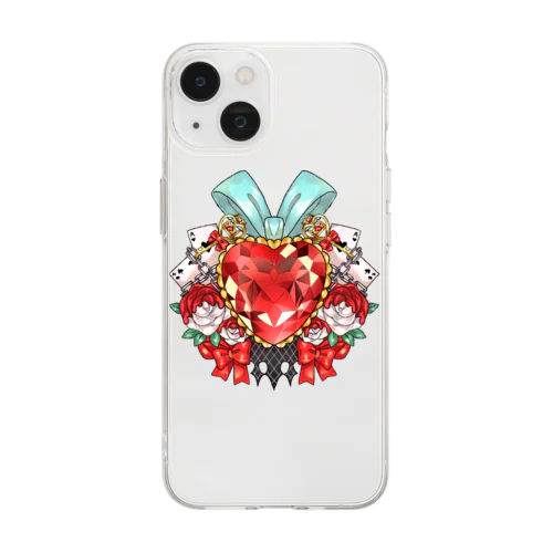 ハートチャーム アリスＶｅｒ． Soft Clear Smartphone Case