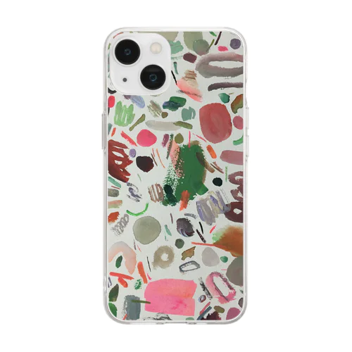 abstract7 Soft Clear Smartphone Case