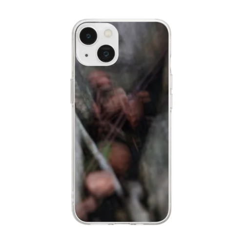 きのこのこ Soft Clear Smartphone Case