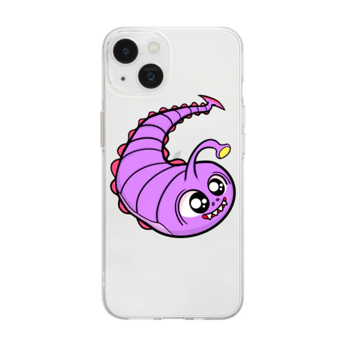 0057・イモ提灯魚/妄想生物シリーズ（じゅうにブランド） Soft Clear Smartphone Case