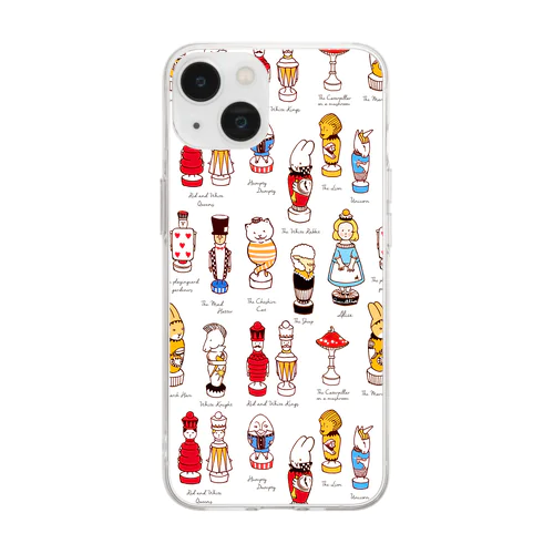 Alice's Chess Soft Clear Smartphone Case