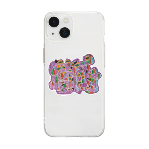 国々 Soft Clear Smartphone Case