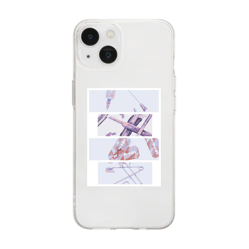 鋭利。 Soft Clear Smartphone Case