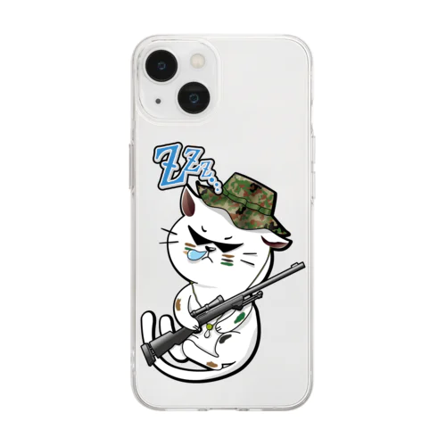 家猫は眠る Soft Clear Smartphone Case