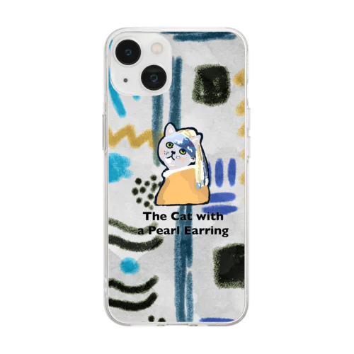 ねこにパール　NEW Soft Clear Smartphone Case