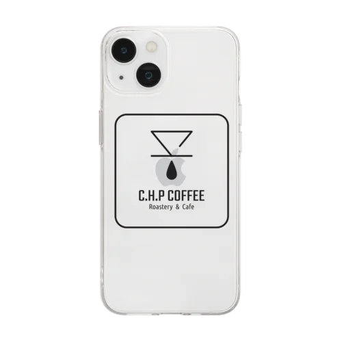 『C.H.P COFFEE』ロゴ_01 Soft Clear Smartphone Case