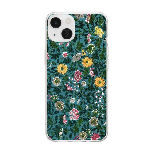 Chinese flower Soft Clear Smartphone Case