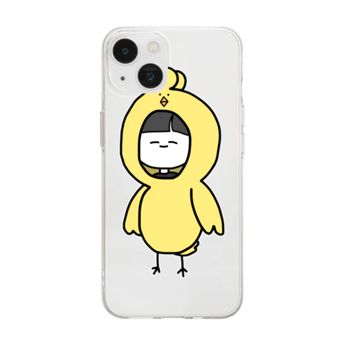 ゆるとろのひよこくん Soft Clear Smartphone Case