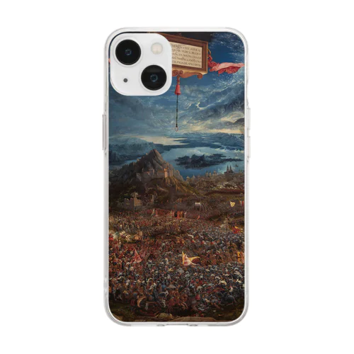 アレクサンダー大王の戦い / The Battle of Alexander at Issus Soft Clear Smartphone Case