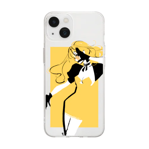 yellow Soft Clear Smartphone Case