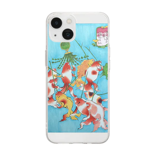 金魚ちゃん Soft Clear Smartphone Case